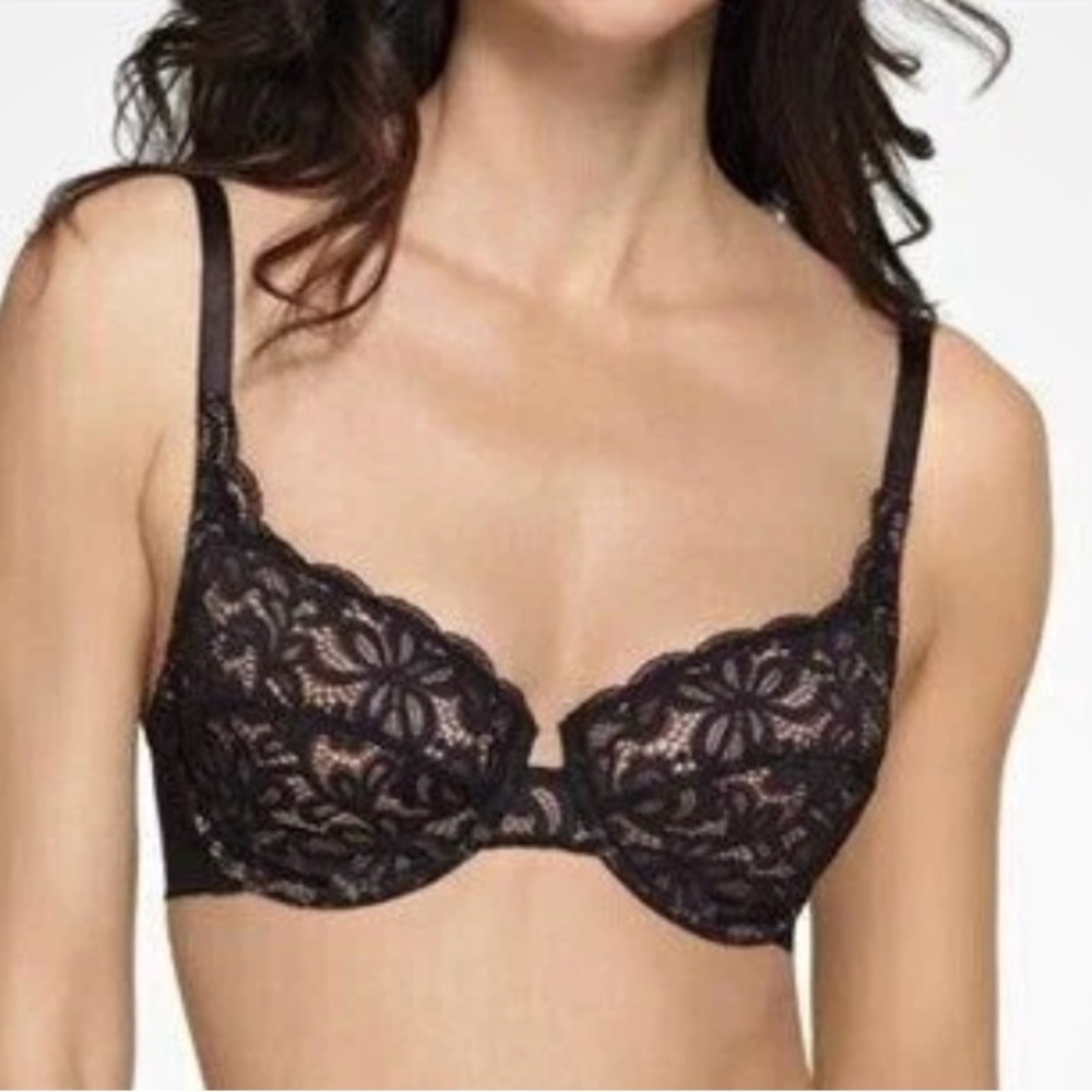 WACOAL ALL DRESSED UP LACE UNDERWIRE BRA, SIZE 38DD, NWT.